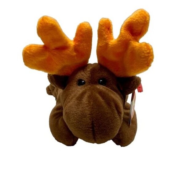 Ty Beanie Baby Original Chocolate 1993 Retired P .E. Pellets Error Red Stamp 205 - Picture 1 of 16